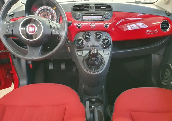 Fiat 500 cena 29999 przebieg: 117000, rok produkcji 2014 z Kamieńsk małe 742